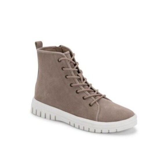 Aqua College Womens 5.5 M Mushroom Suede Lace Up Ankle Booties NIB HK5 - Picture 1 of 6